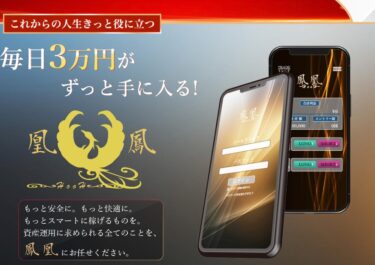 合同会社palacemountain 井上 夏樹の鳳凰(ほうおう)で毎日3万円⁉ 登録して検証！