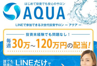 清水美里の「AQUA(アクア)」は稼げる次世代投資サロン？詐欺まがい？