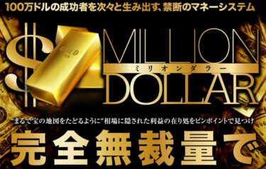 クロスリテイリング株式会社「ミリオンダラー(MillionDollar)」は稼げるトレードシステム？